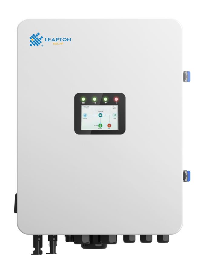 Гібридний однофазний інвертор Leapton H8000-LS2-G5 8кВт, 2xMPPT, IP66 для LV Batteries