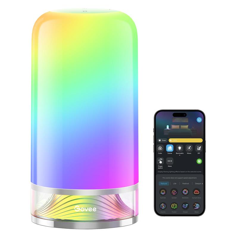 Настільний світильник розумний Govee H8022 Table Lamp, RGBICWW, WI-FI/Bluetooth, білий