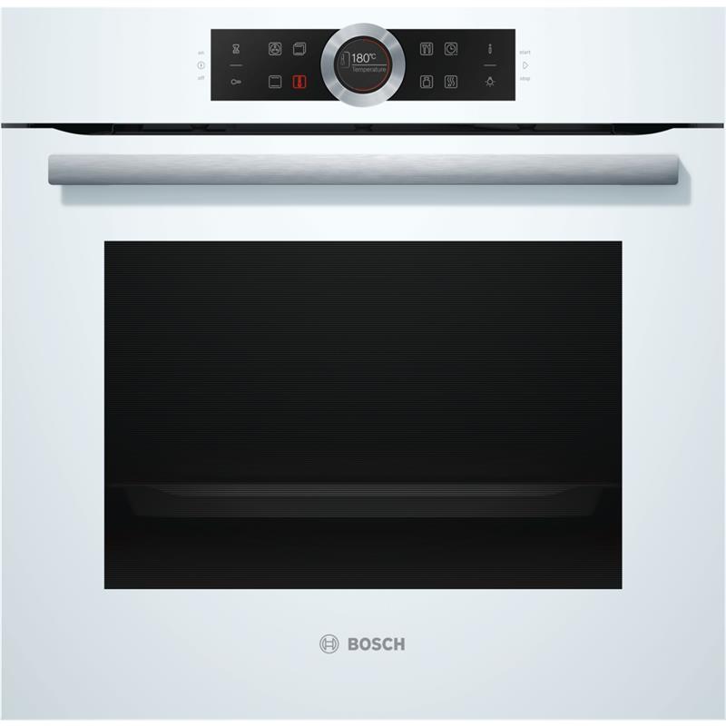 Встраиваемый электрический духовой шкаф Bosch HBG635BW1 - Ш-60см/10 прогр/71л./дисплей/белый