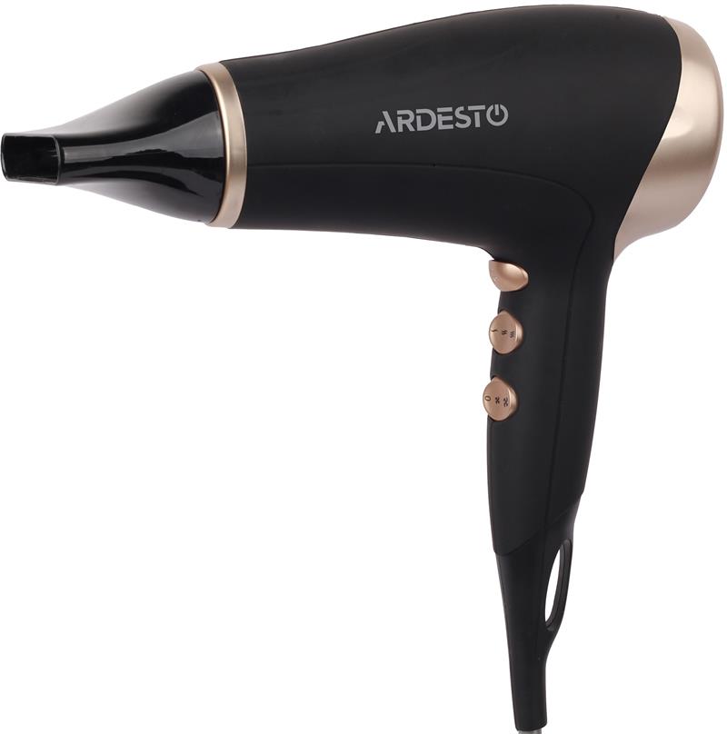 Фен Ardesto HD-522 /1800-2200Вт/2 скорости/3 темпер. режима/функция Cool Shot/черный