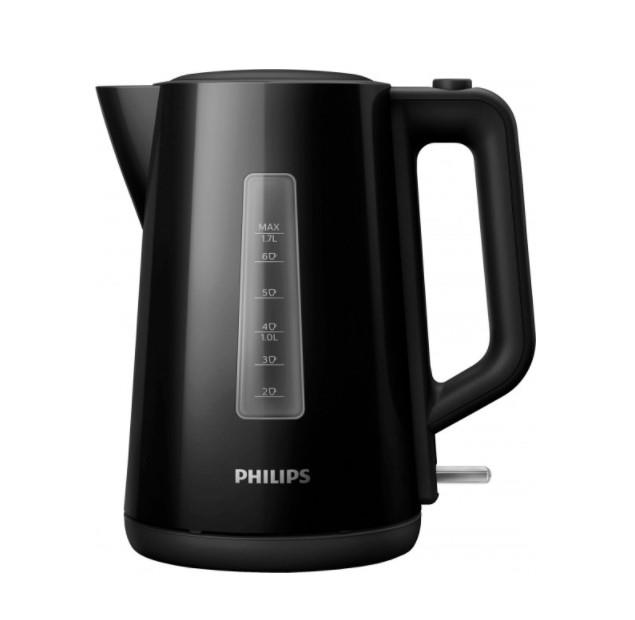 Электрочайник 1.7 л Philips HD9318/20 (черный пластик)