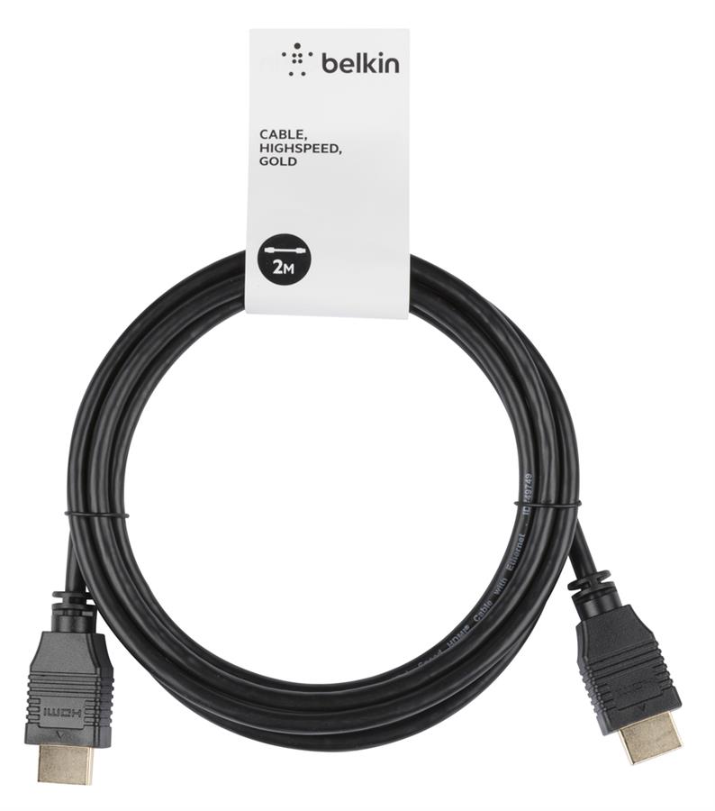 Кабель HDMI (M/M) Belkin 1м, High Speed Ethernet, чорний