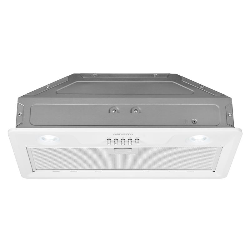 Витяжка ARDESTO вбудована HFI-F900MW, 52см, 700м3ч, метал, 2х1Вт LED, кнопкове, білий