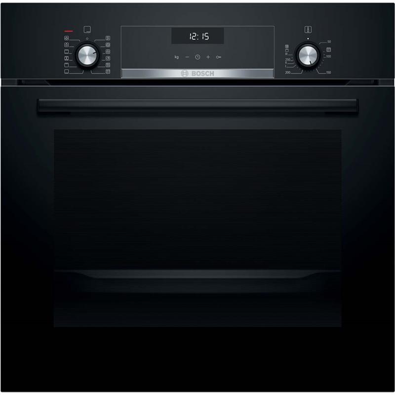 Духова шафа Bosch електрична, 66л, A, дисплей, конвекція, телескоп, чорний