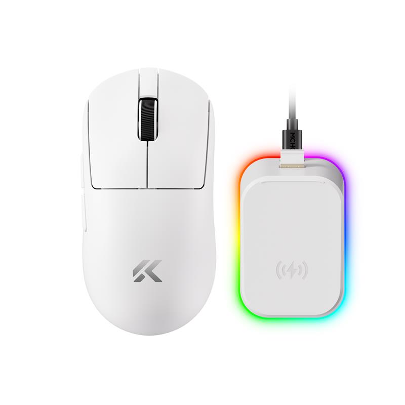 Миша MCHOSE A7 V2 Ultra Plus, USB-A/WL/BT, 8k, білий