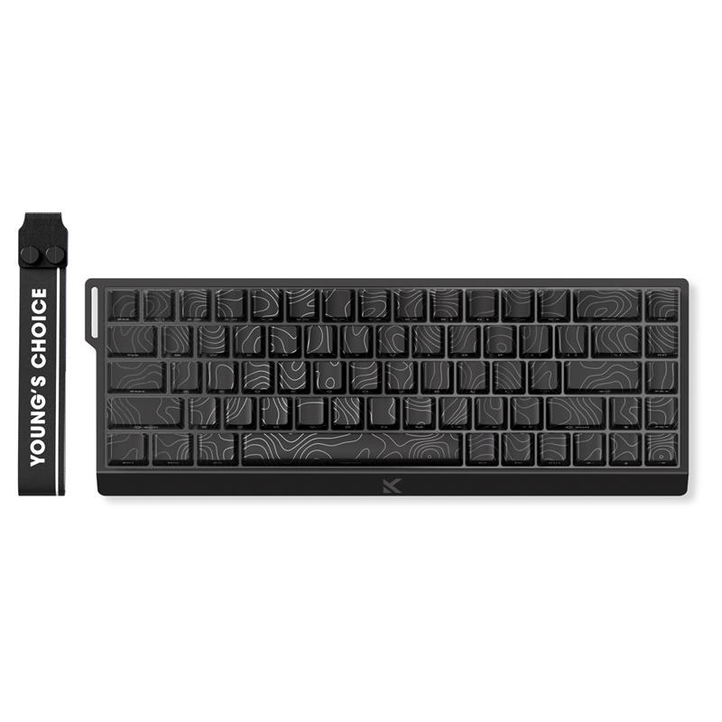 Клавіатура MCHOSE Ace 68 Hall Effect Ultra Esports, TTC Dragon Lord Magetic, 8K, USB-A, RGB, Black Topographic
