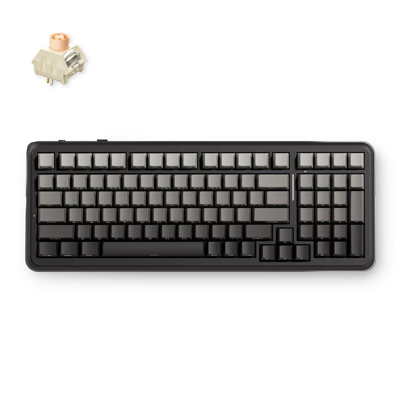 Клавіатура механічна MCHOSE K99 V3, Icy Creamsicle, USB-A/WL/BT, RGB, Mountains Gradient