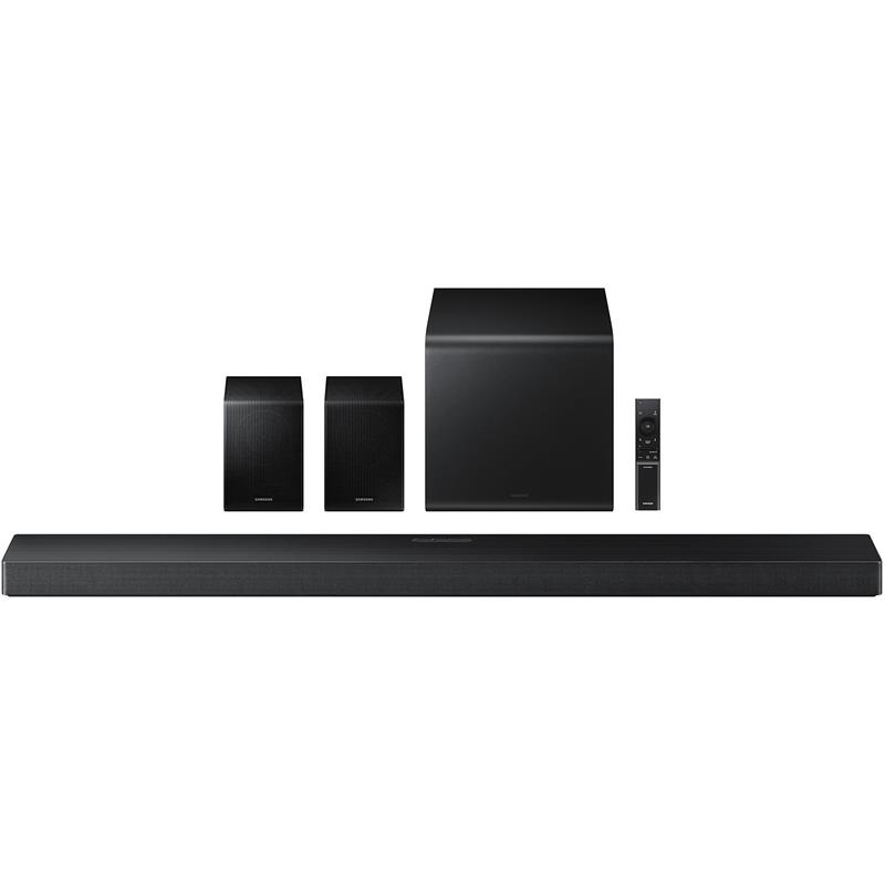 Саундбар Samsung HW-QS750F 465Вт, 5.1.2, BT, HDMI-eARC, Wi-Fi, саб, Dolby Atmos, чорний