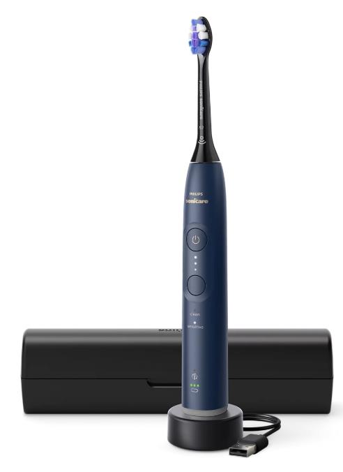 Щітка зубна електр. Philips, Sonicare 6100 Series, 62т. колив/хв, насадок-1, синій