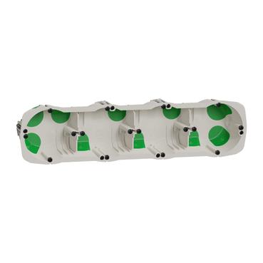 Монтажна коробка 4-х місна Schneider Electric, Multifix Air 67x47 мм