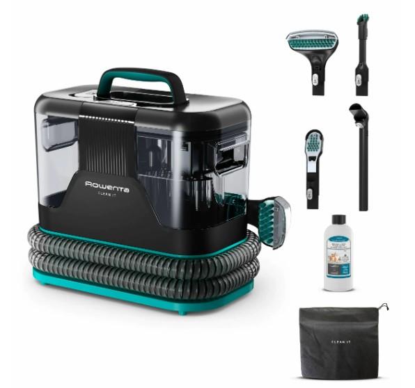 Пилосос Rowenta миючий Clean It, 750Вт, конт пил -1,5л, вода -2,3л, 13500 Па, 4 насадки, чорний