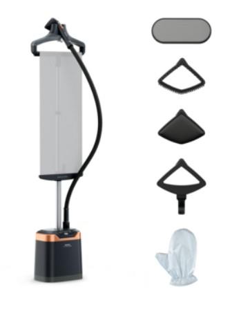 Відпарювач Tefal вертикальний Pro Style Care, 2000Вт, 1300мл, постійна пара - 42гр, чорно-золотий