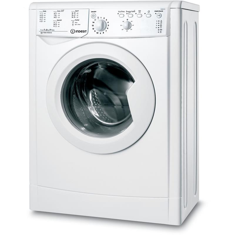 Стир. машина с фронт. загр. Indesit IWSB61051CECOEU, 6кг, 1000, A+, 42см, Белый