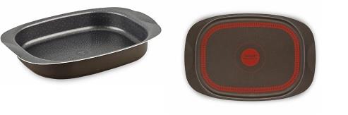 Форма для запікання Tefal Success, овальна, 24х36см, алюміній, чорний