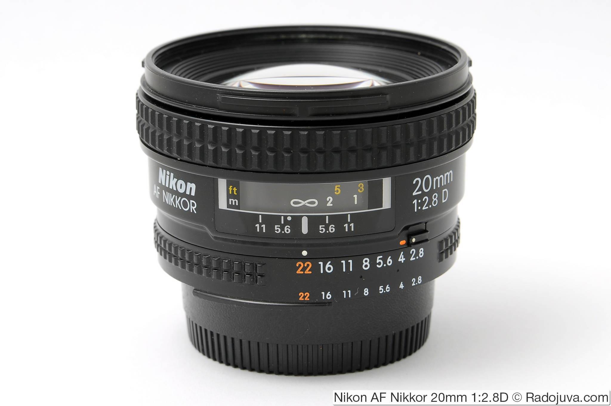 Об'єктив Nikon 20mm f/2.8D AF