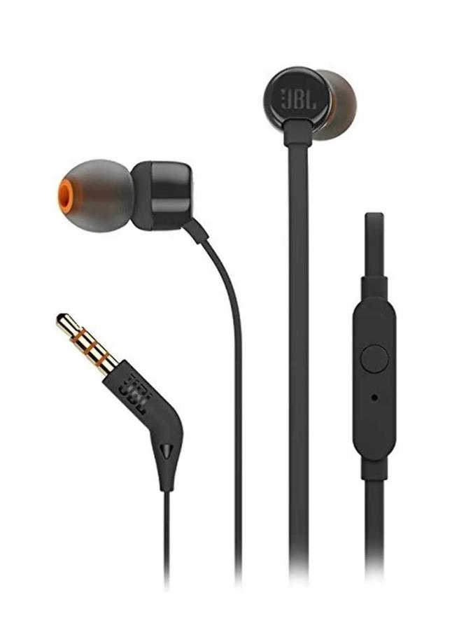 Навушники In-ear JBL Tune 110 3.5 mini-jack, Mic, Чорний
