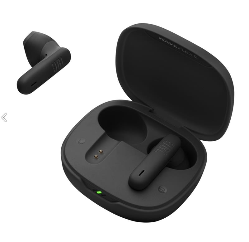 Навушники TWS JBL Wave Flex 2 BT 5.3, IP54, Mic, Чорний