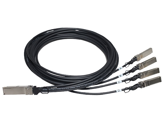 Кабель HPE Aruba X242 QSFP 4x10G SFP+ 5m DAC Cable