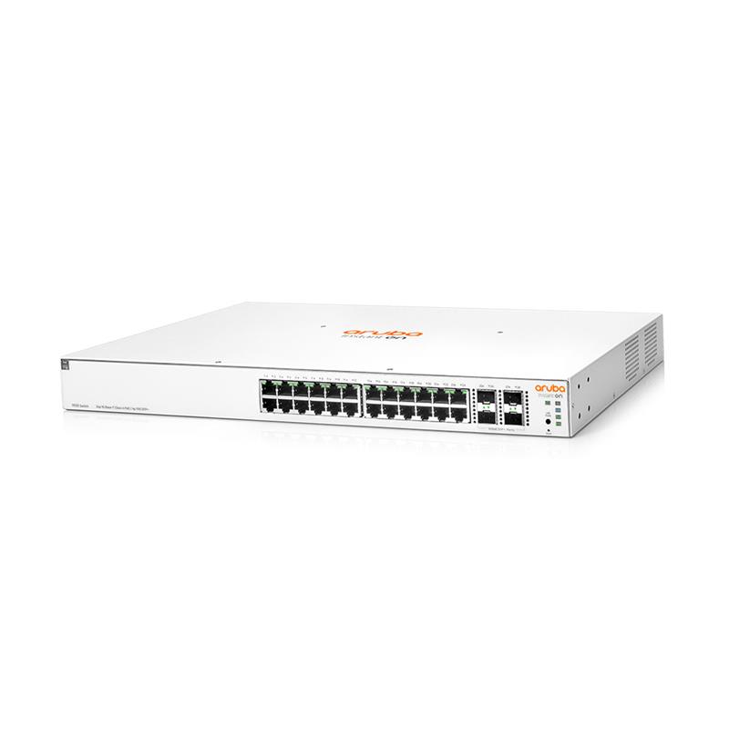 Комутатор HPE Aruba Instant On 1930, 24xGE, 4xSFP+ ports, 370W PoE Class 4, LT Warranty