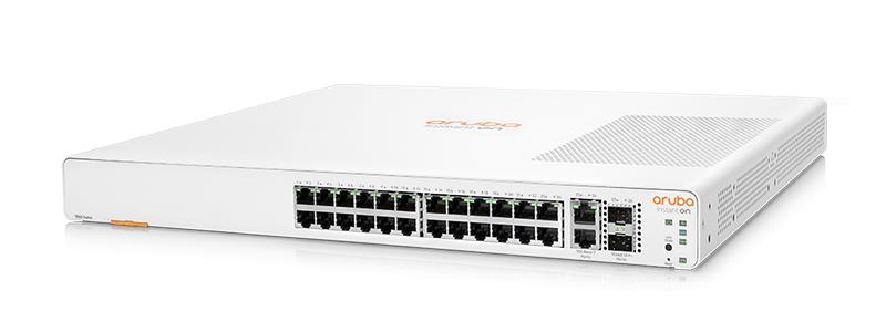 Комутатор HPE Aruba Instant On 1960, 24xGE, 2хSFP+, 2х10GE ports, 4xStackable, LT Warranty