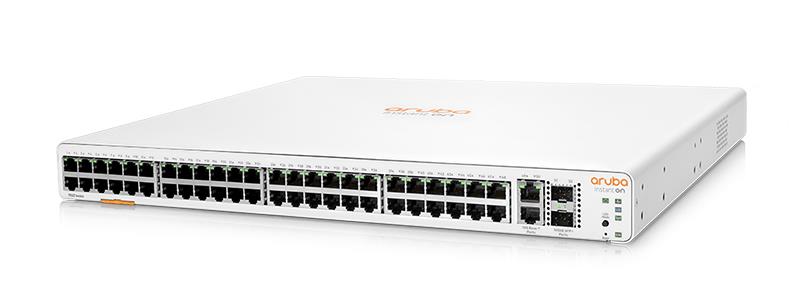 Комутатор HPE Aruba Instant On 1960, 48xGE, 2хSFP+, 2х10GE ports, 4xStackable, LT Warranty