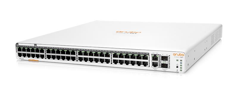Комутатор HPE Aruba Instant On 1960, 48xGE, 40xPoE Class4, 8xPoE Class6 600W, 2хSFP+, 2х10GE ports, 4xStackable, LT Warranty