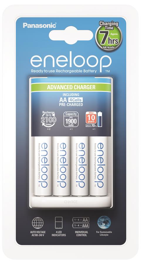 Зарядное устройство Advanced Charger+ Eneloop 4AA 1900 mAh NI-MH