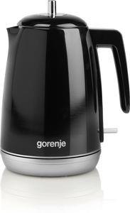 Електрочайник Gorenje 1.7л, Strix контроль, чорний
