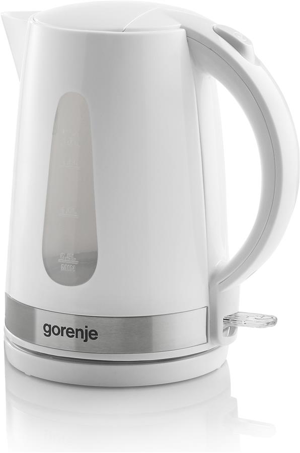 Електрочайник Gorenje 1.7л, пластик, білий