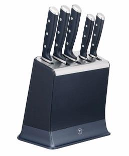 Набір ножів Tefal Ever Sharp Pro, 6 предметів, нержавіюча сталь, бакеліт, чорний