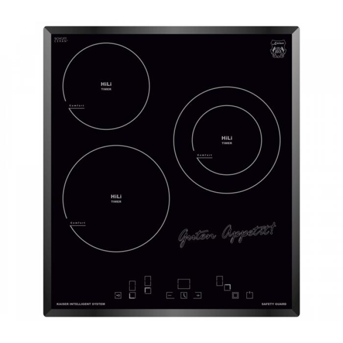 Варочная поверхность электрическая Kaiser KCT4745F - Шx45см./3 зоны нагрева/сенсор/черный