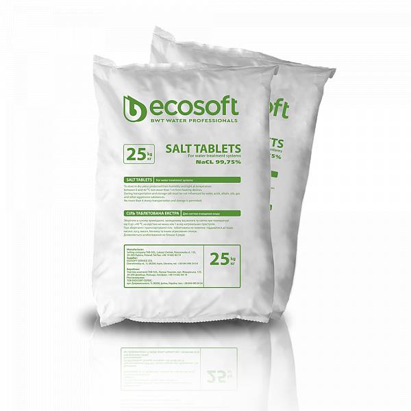 Соль таблетированная Ecosoft ECOSIL 25 кг