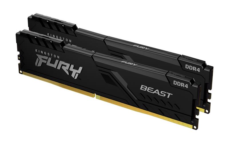 Пам'ять ПК Kingston DDR4 32GB KIT (16GBx2) 3200 Fury Beast