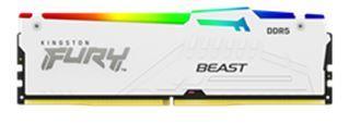 Пам'ять ПК Kingston DDR5 16GB 6000 FURY Beast Білий RGB EXPO