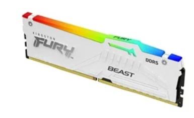 Пам'ять ПК Kingston DDR5 16GB 6400 Beast White RGB EXPO