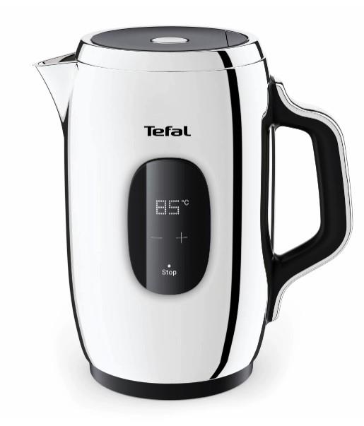 Електрочайник Tefal Majestuo 1.5л, з подвійними стінками, 9 темп.реж, підтримка температури, сенc. управління, нержавіюча сталь
