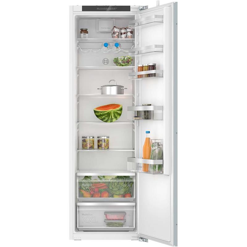 Холодильна камера Bosch вбудована, 177x55x55, 310л, 1дв., E, ST, білий