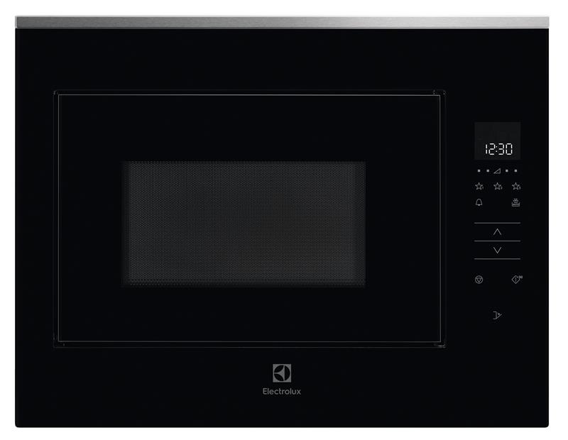 Мікрохвильова піч Electrolux вбудована, 25л, електрон. керування, 900Вт, дисплей, чорний