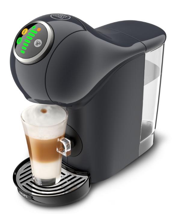 Кавоварка Krups капсульна Dolce Gusto Genio S Plus 0.8л, капсули, сенcорне керування, темно-сірий