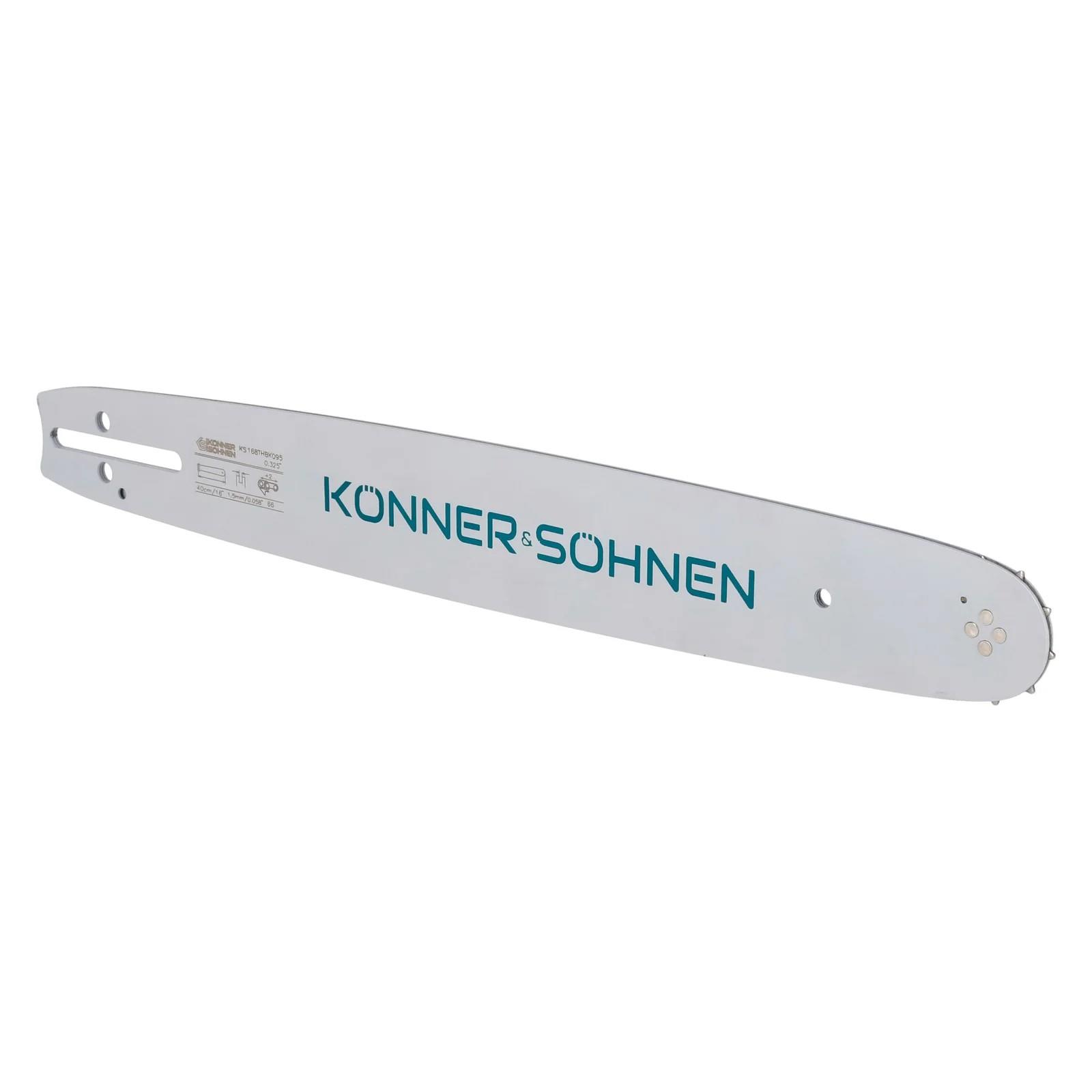 Шина для ланцюгової пилки Konner&Sohnen 40см 1.5мм