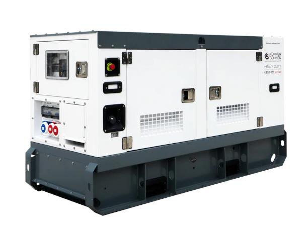 Генератор дизельний Konner&Sohnen KS 22-3BE, 230/400В, 20/22кВА, 3 фази, електростартер, передстартовий підігрів, ATS, IP23, двигун Baudouin, 783кг