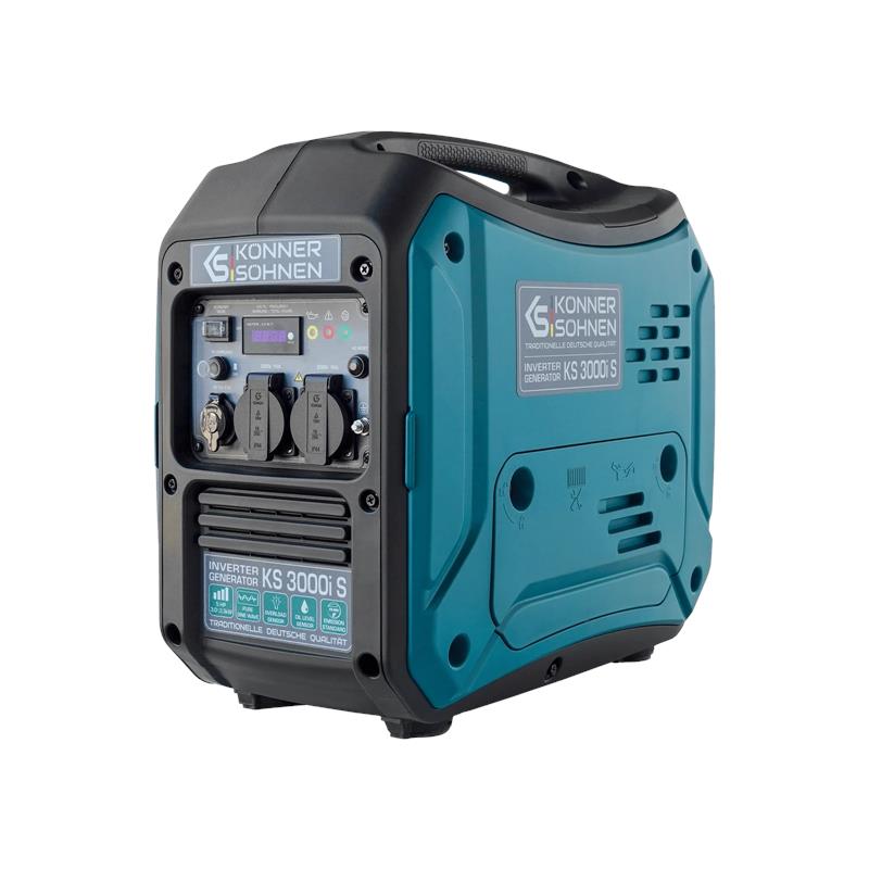 Генератор бензиновий інверторний Konner&Sohnen KS 3000i S 230В, 3-3.3кВт, ручний стартер, 23кг