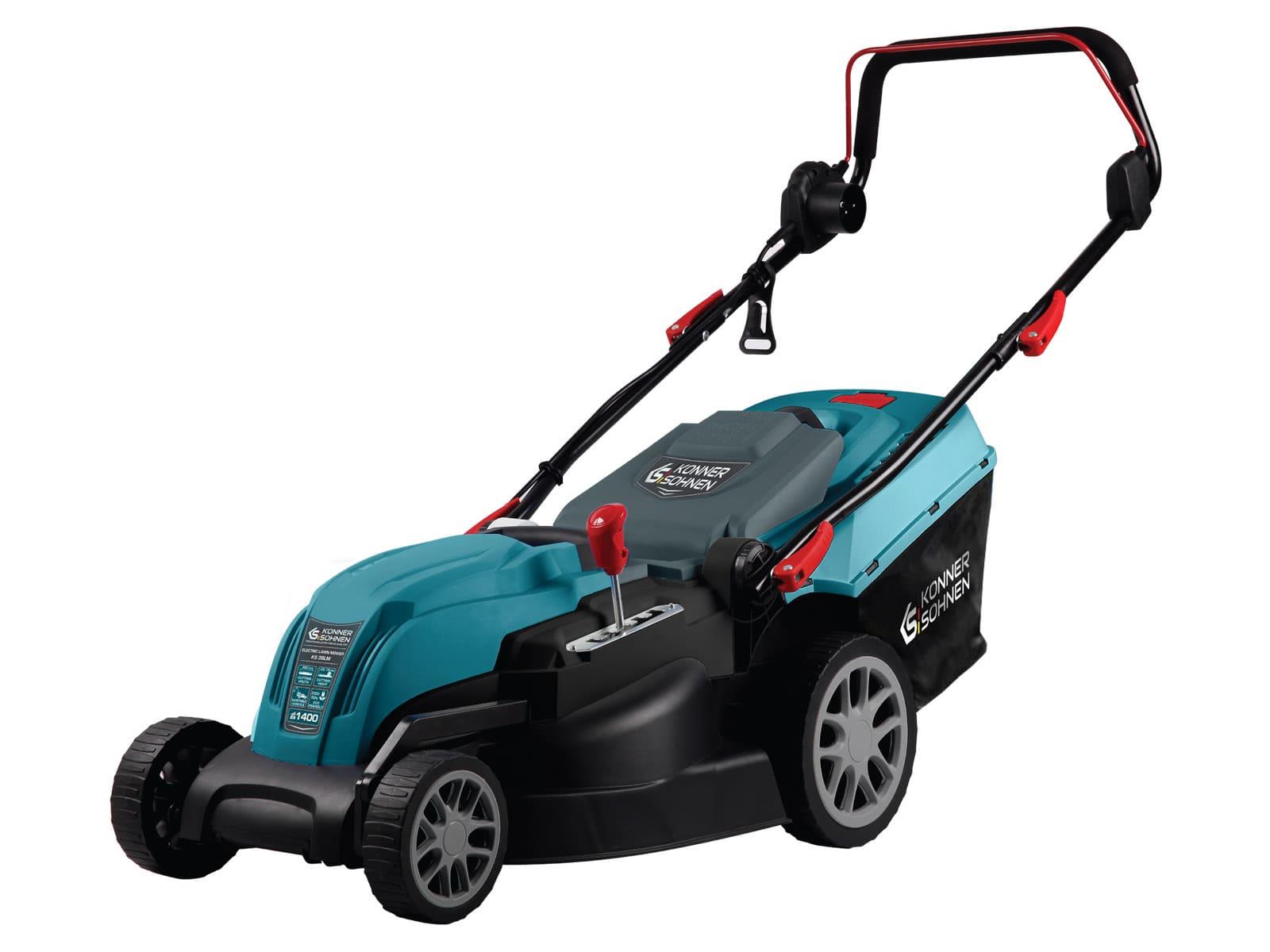 Газонокосарка мережева Konner&Sohnen KS 38LM 1400Вт 38см 40л 25-75мм 11.9кг