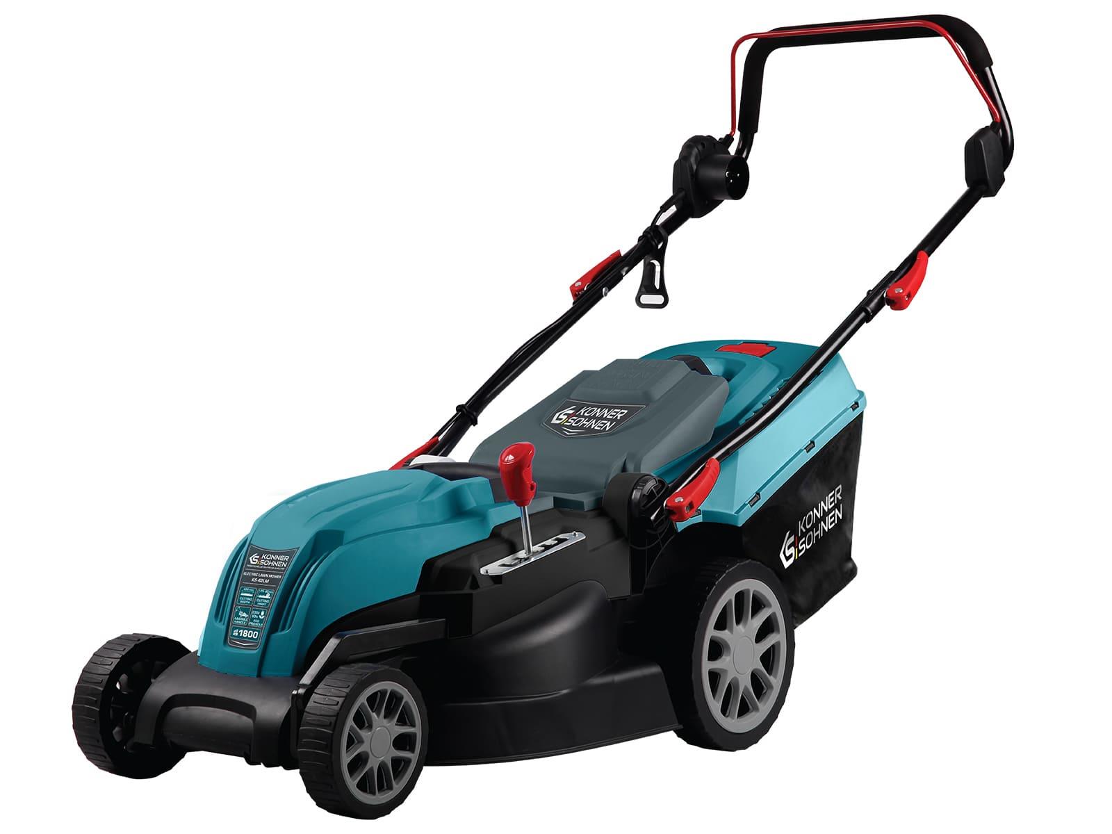 Газонокосарка мережева Konner&Sohnen KS 42LM 1800Вт 42см 40л 25-80мм 12.6кг