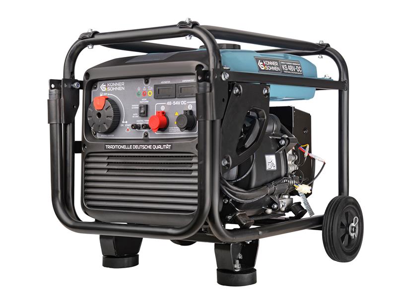Генератор постійного струму бензиновий Konner&Sohnen KS 48V-DC, 3.3кВт, 48-54B, 70А, електростартер, 36.5кг