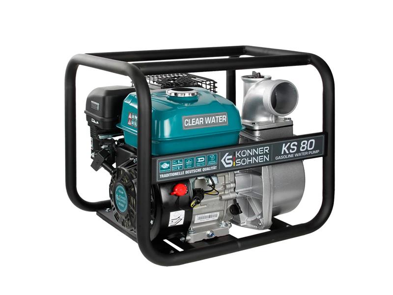 Мотопомпа бензинова Konner&Sohnen KS 80 1000л/хв 7.0к.с 26кг