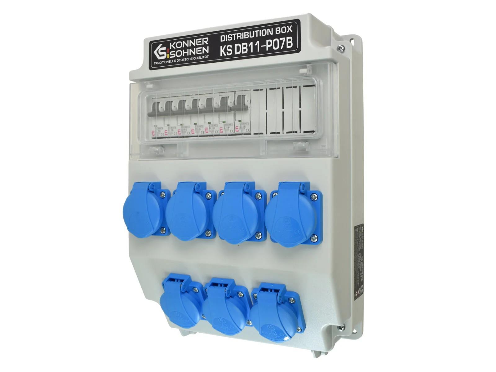 Розподільчий щит Konner&Sohnen KS DB11-P07В 230/400В 32А 22кВТ 2.8кг