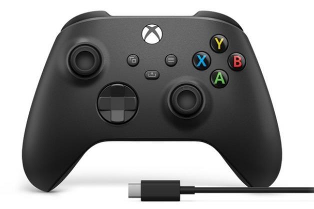 Геймпад Xbox BT + USB Type-C кабель, Carbon Black