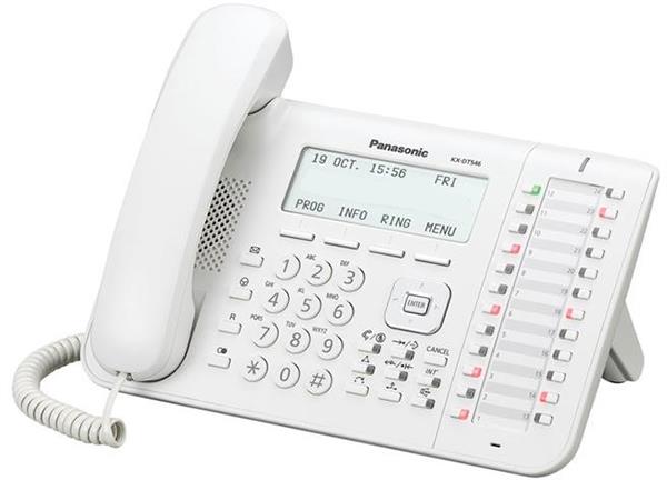 Системный телефон Panasonic KX-DT546RU White (цифровой) для АТС Panasonic