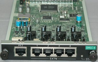 Плата расширения Panasonic KX-NCP1170XJ для KX-NCP1000, 4-Port Digital Hybrid Extention Card